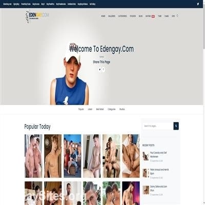 EdenGay main page