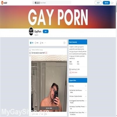 GayPorn main page