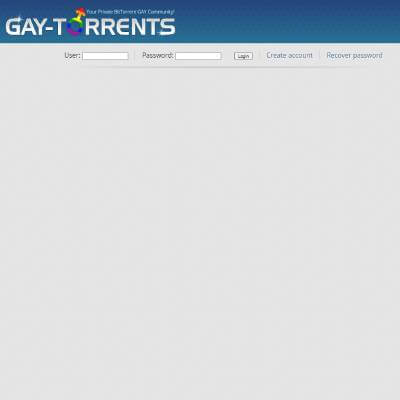 Gay-Torrents.org main page